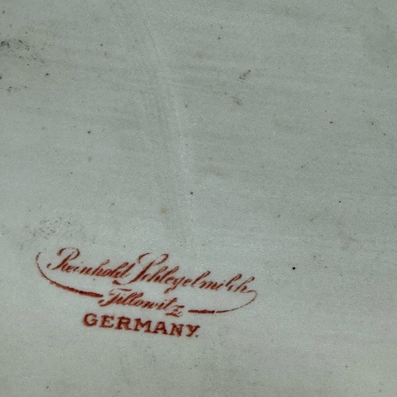 Antique RS Tillowitz, Reinhold Schlegelmilch German Porcelain Serving Plate - Picture 9 of 11